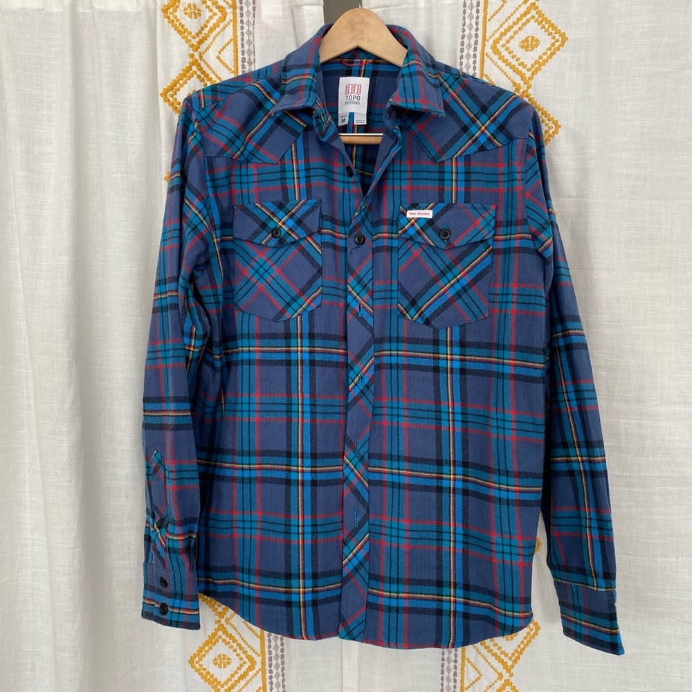 Topo Designs Men’s Flannel Shirt Medium